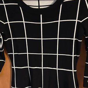 Black & White Stripe Dress